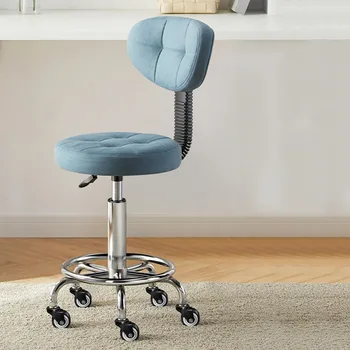 Atsparus Vandeniui Ratų Biuro Kėdė Pagalvėlės, Oda Rolling Swivel Biuro Kėdės Nežiūriu Prabanga Cadeiras De Escritorio Biuro Baldai