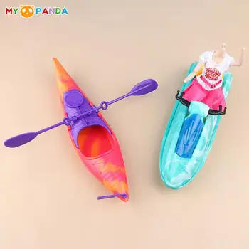 Lėlės Namas Mininature Vasaros Paplūdimio Scena, Dekoro Ir Aksesuarų Mini Paplūdimio Kėdės Hidrokostiumą, Burlenčių Baidarės Modelis Vaikams Žaisti Žaislai