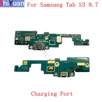 Originalus USB Įkrovimo lizdas Jungtis Valdybos Flex Kabelis Samsung Tab S3 9.7 T820 T825 T827 Įkrovimo Jungtį, atsarginės Dalys