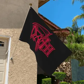 Naujas Death Metalo Roko grupės Logotipas, Lauko Reklama, Banner Vėliavos 3x5ft Kabo Vėliavos Poliesteris Reklama Lauko, Patalpų 150x90cm
