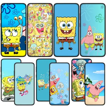 SpongeBobs S-Plačiakelnis Minkštas Viršelis Telefono Korpusas, skirtas Realme C2 C3-C12, C25 C15 C21Y C25Y C11 C21 C30, C31 C33 5 9I 6i 8 5i Atveju