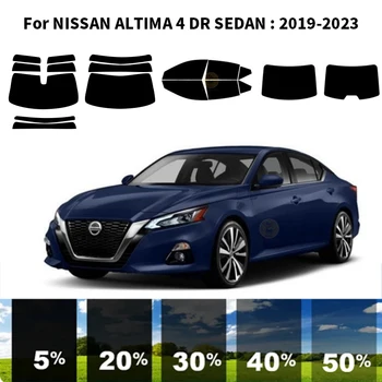 Pjaustytuose nanoceramics automobilių UV Lango Atspalvis, Rinkinys, Automobilių Langų Plėvelės NISSAN ALTIMA 4 DR SEDANAS 2019-2023