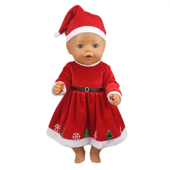 2023 Naują Kalėdų Kostiumas 43cm Baby Doll, 17 Colių Atgimsta Kūdikių Drabužiai