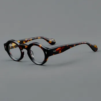 Naujas retro apvalių akinių rėmeliai acetatas, optiniai akiniai, rėmeliai gali būti įrengta recepto akinius.