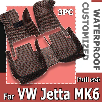 Automobilių Kilimėliai VW Jetta MK6 2011-2016 Auto DropShipping Centras Interjero Aksesuarų 100% Tinka Odos Kilimai Kilimėliai Pėdų Pagalvėlės