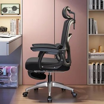 Miegamasis Ergonomiškas Kėdės Rožinė Žaidimų Tuštybės Dizaineris Gameing Kėdė Tyrimo Akcentas Akių Cadeiras De Escritorio Biuro Baldai