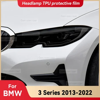 BMW 3 Series F30 F31 G21 G20 2013-2022 Metų Automobilio Žibintų TPU Apsauginės Plėvelės Priekiniai Šviesos Atspalvis, Pakeisti Spalvą Lipdukas Priedai