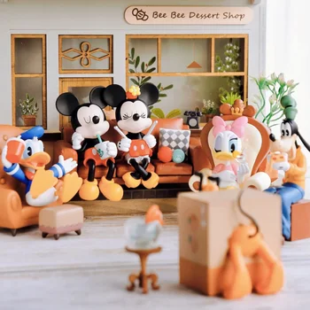 Disney Mickey Ir Draugai Veiksmų Skaičius, Žaislai Minnie Mouse Ančiukas Donaldas Goofy Plutonas Daisy Modelis Lėlės Kalėdų Dovana Vaikams