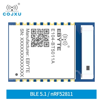E104-BT5011A nRF52811 WS Bevielio ryšio Modulis UART 2.4 Ghz mažo Dydžio 4dBm 70m Asortimentą 3.3 V BLE5.0 Keramikos Antenos Duomenų Perdavimas