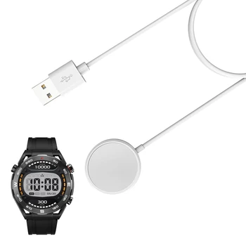 Belaidžio Dokas Įkroviklis Adapteris Smartwatch USB Įkrovimo Kabelis Maitinimo Mokestis Vielos Haylou Žiūrėti R8 Sporto Smart Priedai