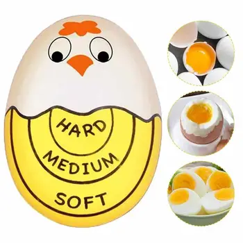 1pc Kiaušinių Tobula Spalva Keičiasi Laikmatis Yummy Minkštas Sunku Virtų Kiaušinių Virimo Virtuvė Eco-Friendly Dervos Kiaušinių Laikmatis Raudona Laikmatis Įrankiai