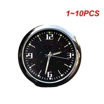 1~10VNT Automobilių Elektroninis Laikrodis Šviesos Automobilių Mini Skaitmeninis Žiūrėti Kvarcinius Laikrodžius Auto papuošimai Automobilių Reikmenys