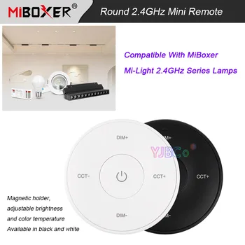 MiBoxer Spalvos Temperatūra Ištisus Mini 2.4 G Skydelis Nuotolinio Valdymo reguliuoti LED Juostelė Blankesnė BMT jungiklis tamsos Lemputės Valdytojas