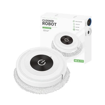 Silent Touch Mopping Robotas Valymas Šlapias ir Sausas All-In-One Valymo Aparatas Smart Home Appliance Dulkių siurbliai (Baltas)
