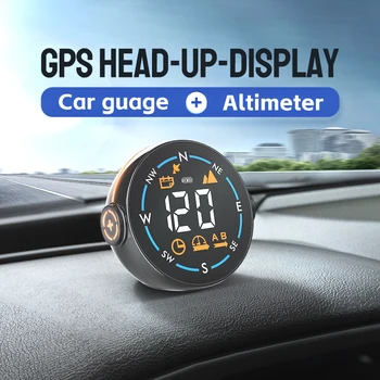 H600G Automobilių HUD Head-Up Display GPS Spidometro Greičio Įspėjimo Aukštis priemonė, Tinka Visiems Automobilių Spidometro Automobilių