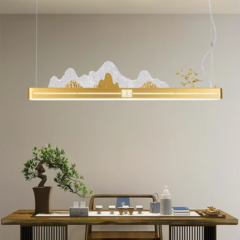 TEMAR LED 3 Spalvų Modernus Sieniniai šviestuvai Kinų Stiliaus Kraštovaizdžio Prabanga Aukso Arbatos Namai Kambarį Liustra