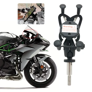 Motociklo GPS Navigacija, Laikiklis, Mobilaus Telefono Fotoaparato Laikiklis Tinka Kawasaki Už Ninja H2 SX 2018-2021 2020 m.
