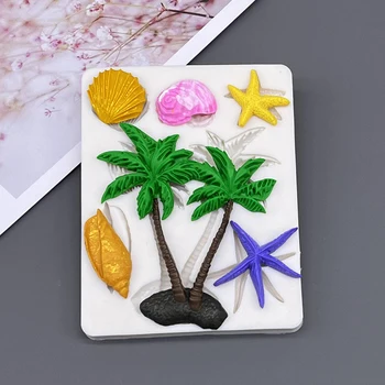 Kokoso Medis Myli Žvaigždė Coco Silikono Formos Sugarcraft Šokoladinių Keksiukų Kepimo Formą Minkštas Tortas Dekoravimo Įrankiai