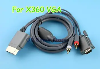 8pcs Už Xbox360 1,8 m VGA HD AV Kabelis, Optinis Išėjimas VGA HD Garso/Vaizdo Kabelis, Skirtas Xbox 360 Žaidimų Konsolės